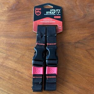 Gear Aid Black and Red Utility Strap